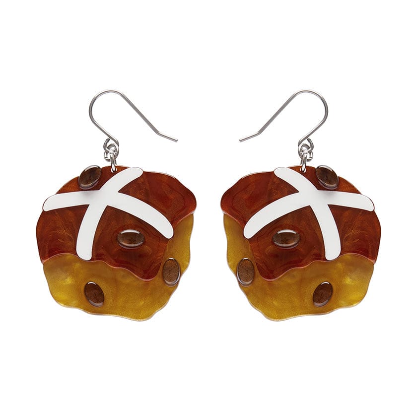 Hot Cross Cravings Drop Earrings