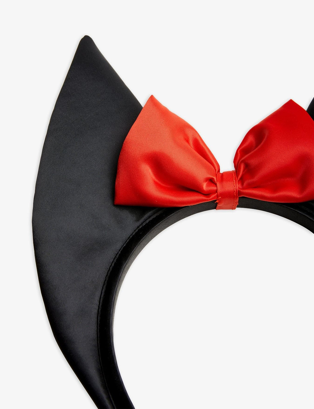 Bat Ears satin Headband - black