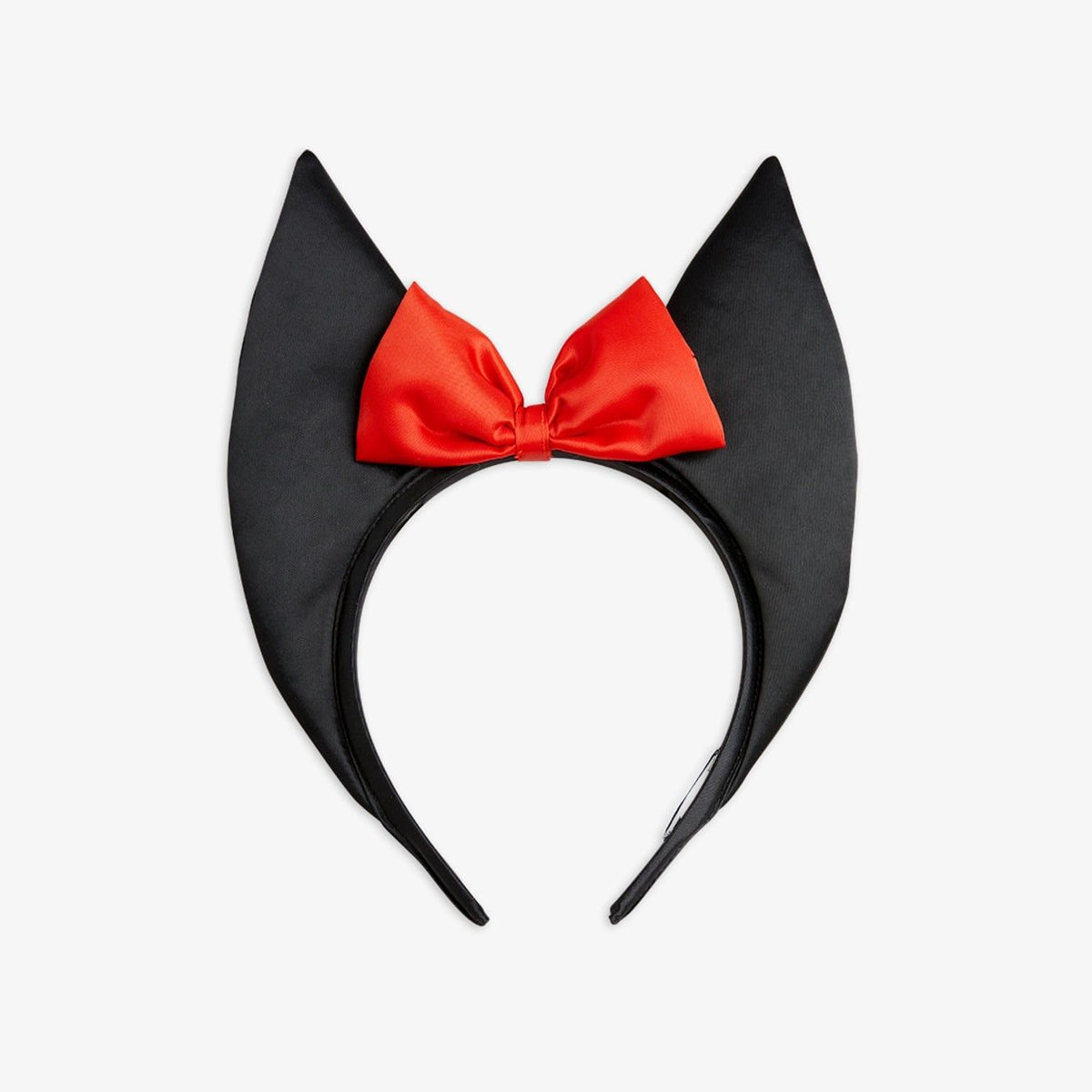 Bat Ears satin Headband - black