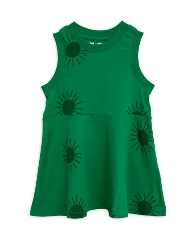 sun Aop tank dress green