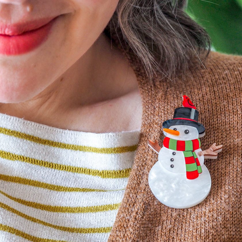 Frosty Fellow Brooch
