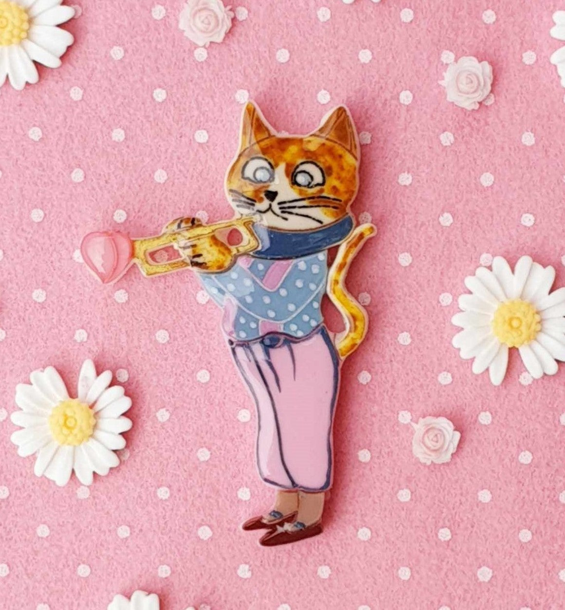 My Jazz Cat Brooch