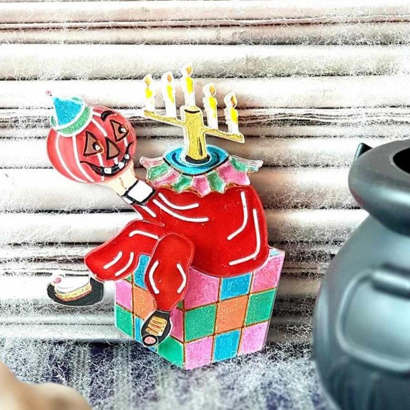 Rubik&#39;s Nightmare Brooch