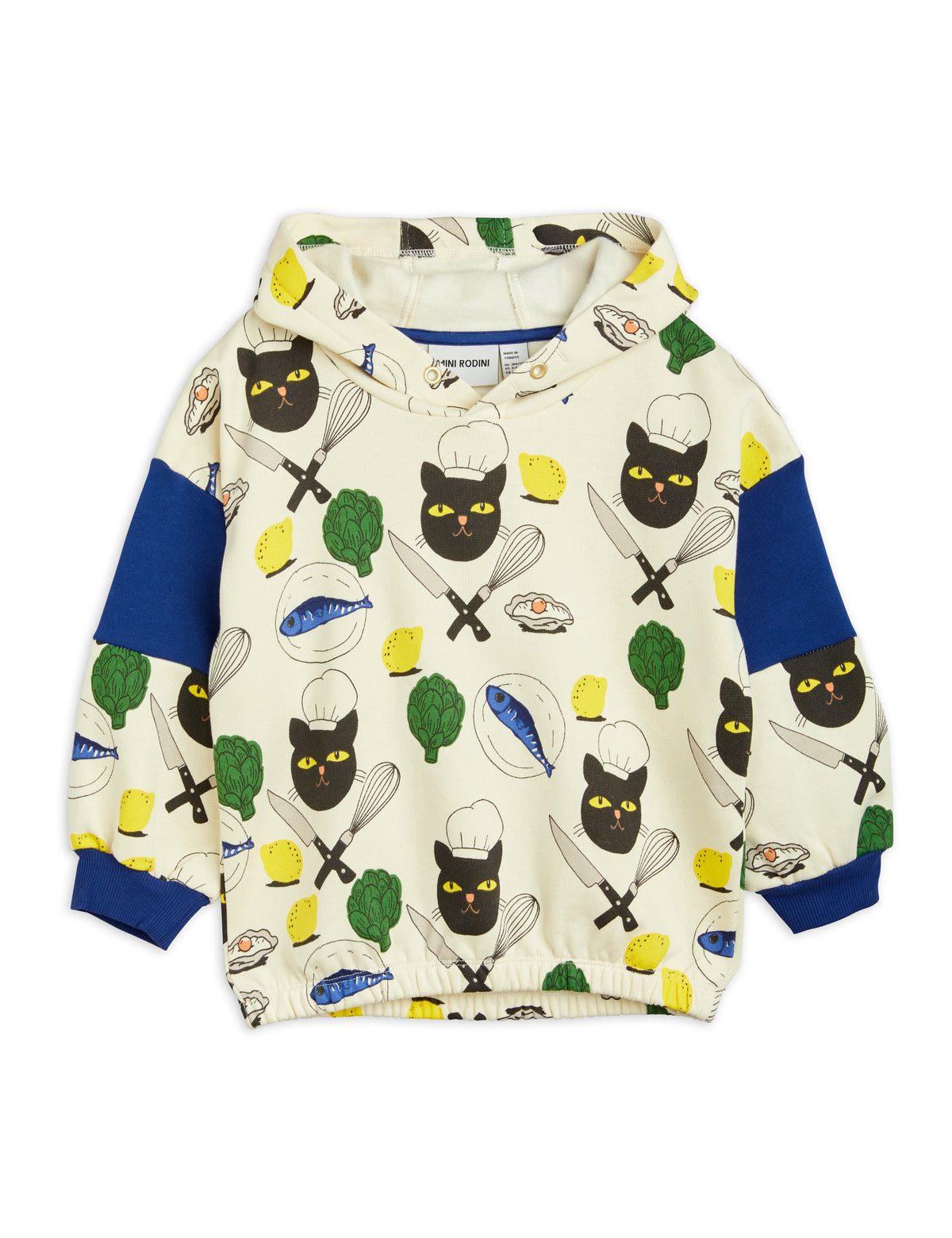 Chef Cat SP aop Hoodle - Multi