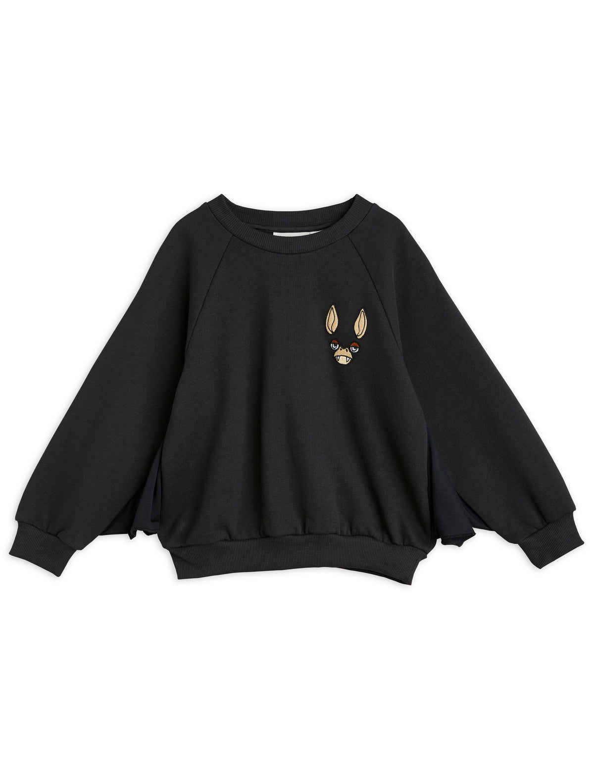 bat sleeve sweatshirt - black