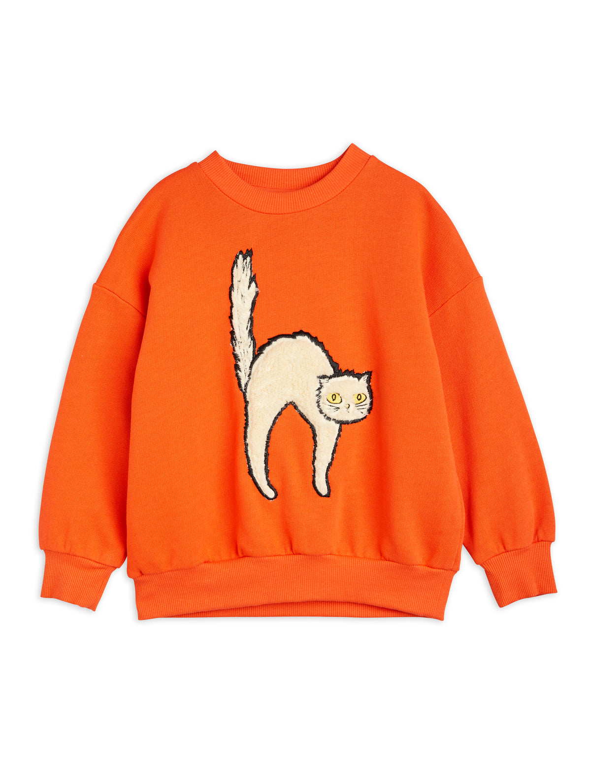 angry cat application sweatshirt - red