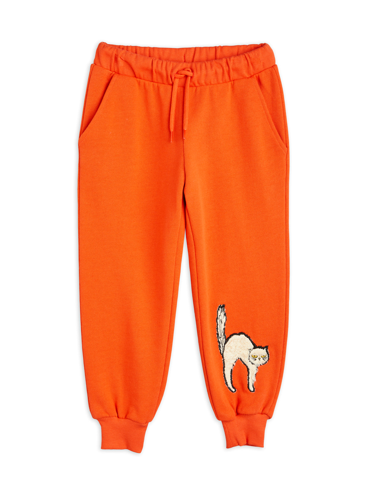Angry Cat Application Sweatpants - Red