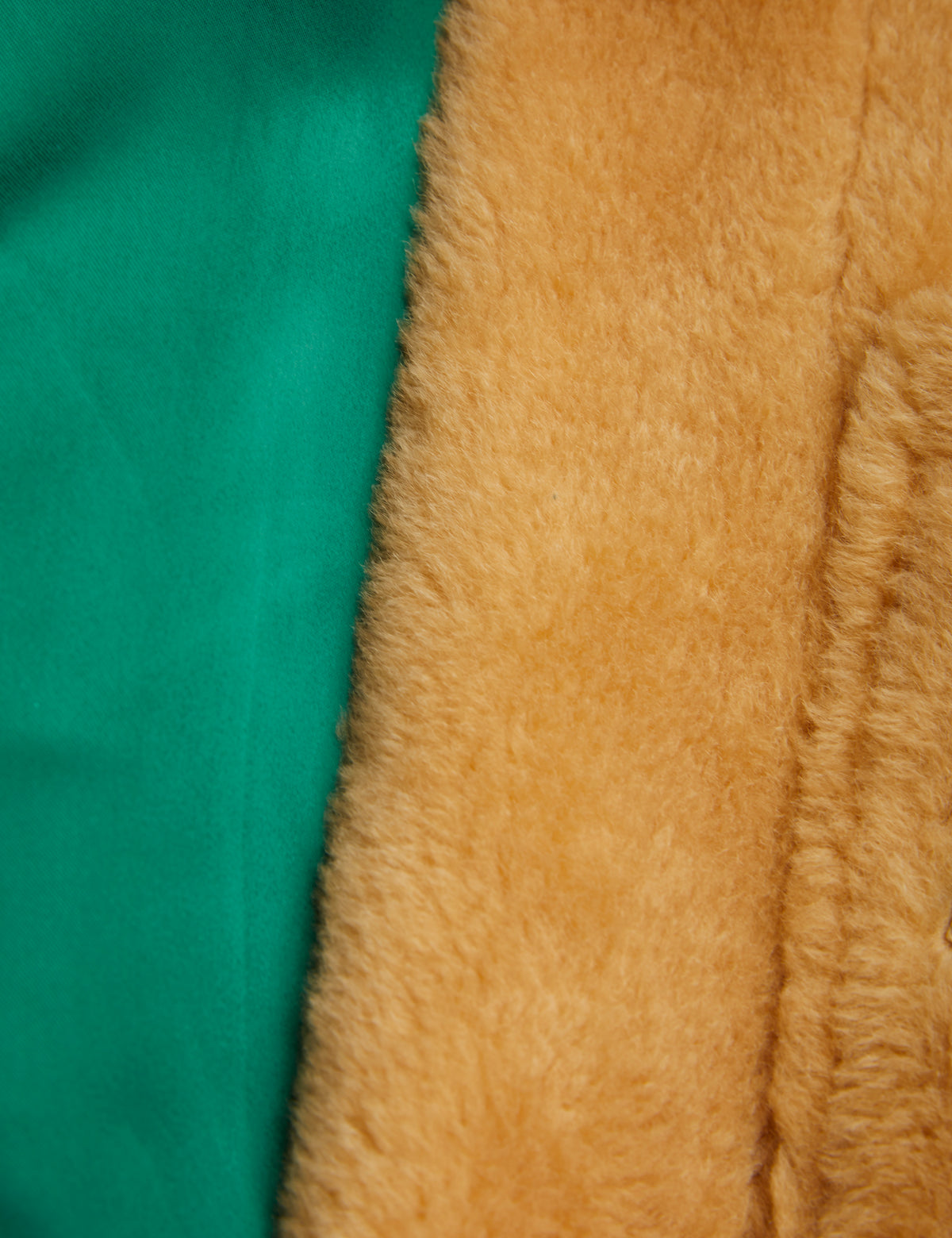 Adored Faux Fur Hooded Jacket - Beige