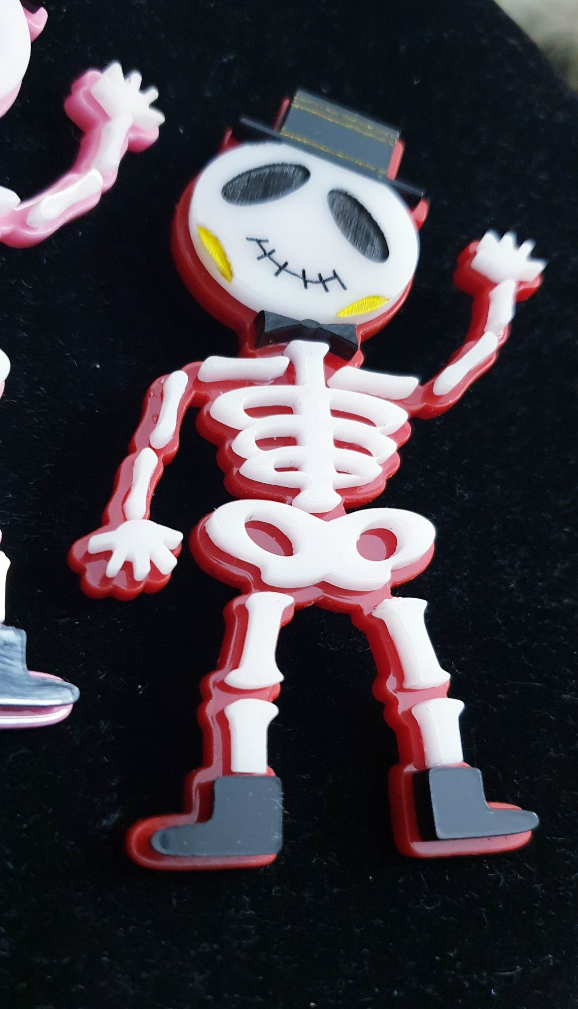 Bone Jovi Brooch - Red