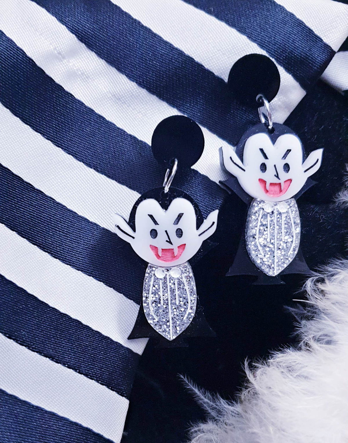 I Turned Into A Vampire Earrings