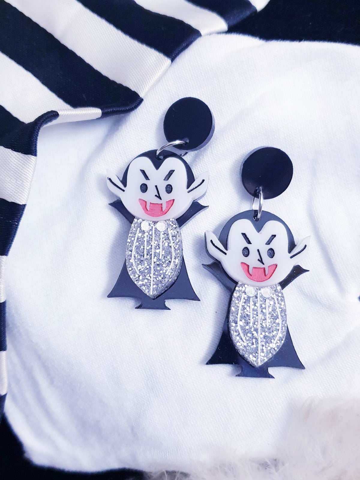 I Turned Into A Vampire Earrings