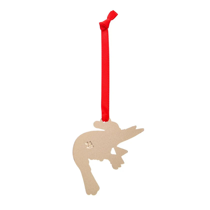 Pascal the Prawn Enamel Ornament