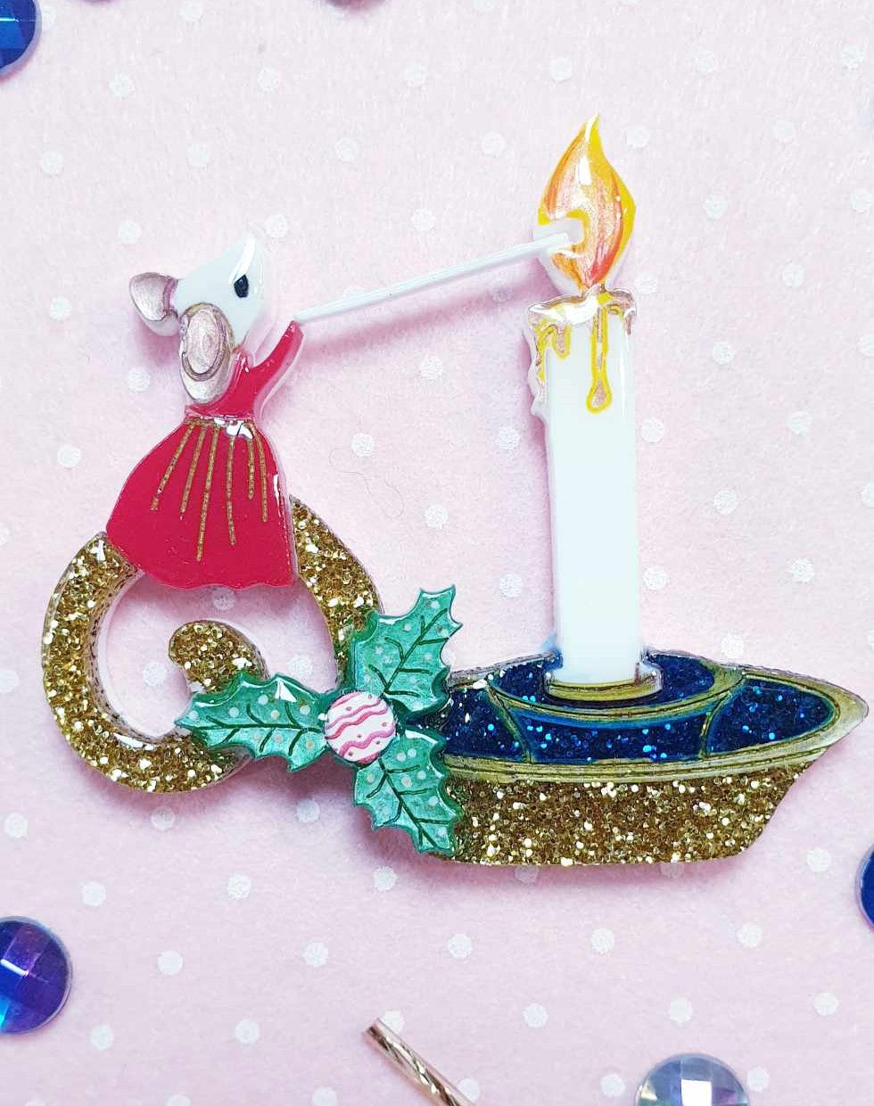 My Magical Candlelight Brooch