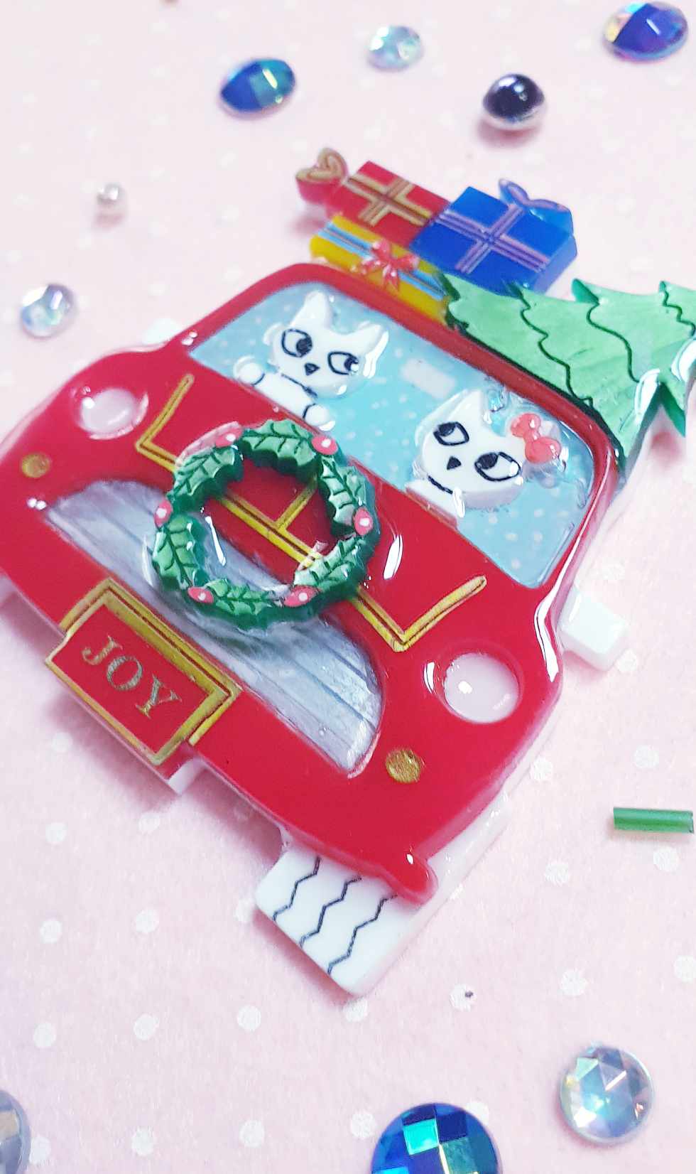 Cooper and Mini First Christmas Brooch