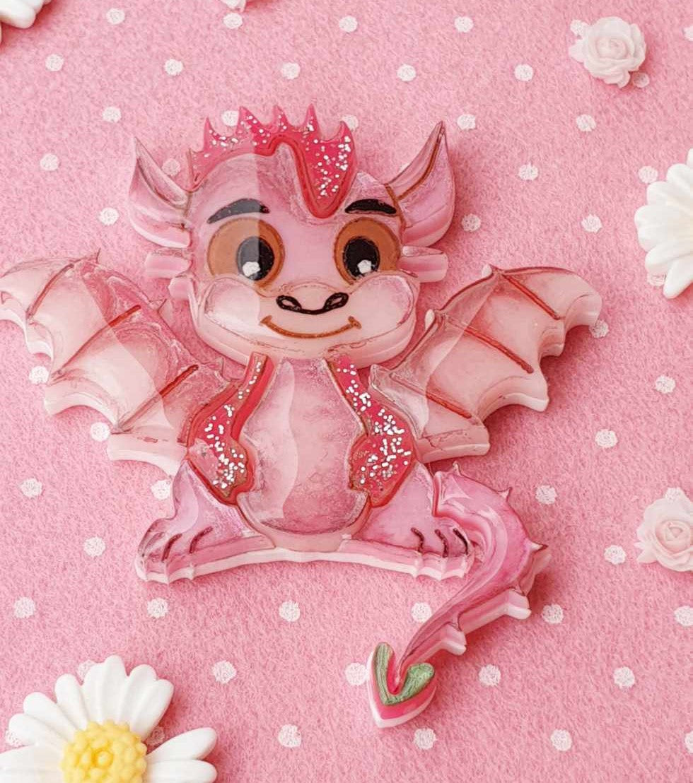 Send A Little Love On Brooch