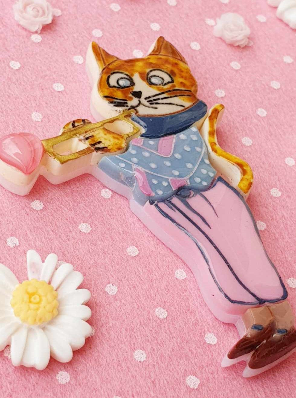 My Jazz Cat Brooch