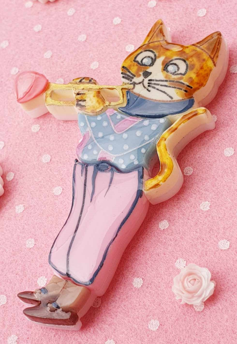 My Jazz Cat Brooch
