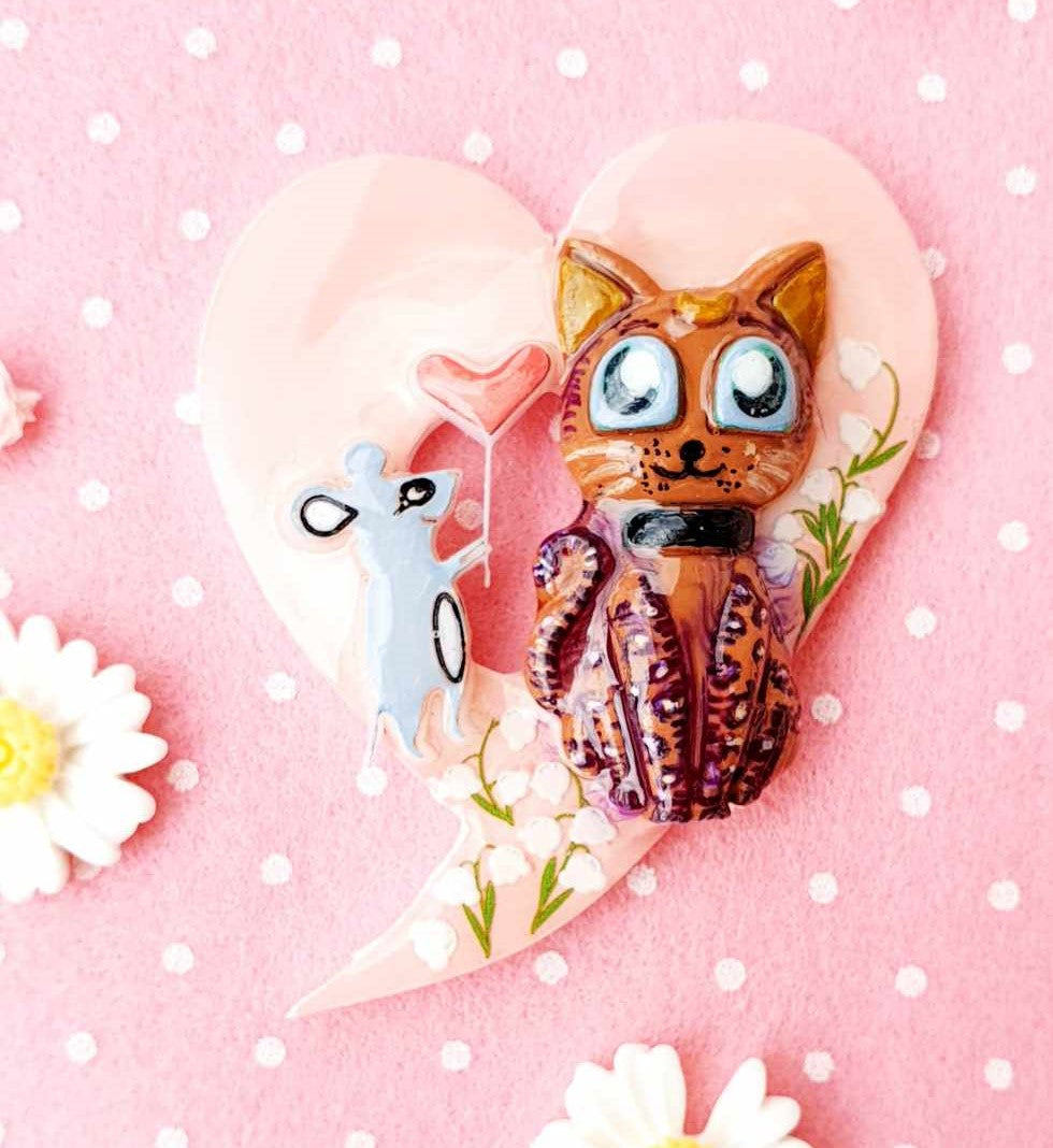 Let Me Love You Brooch