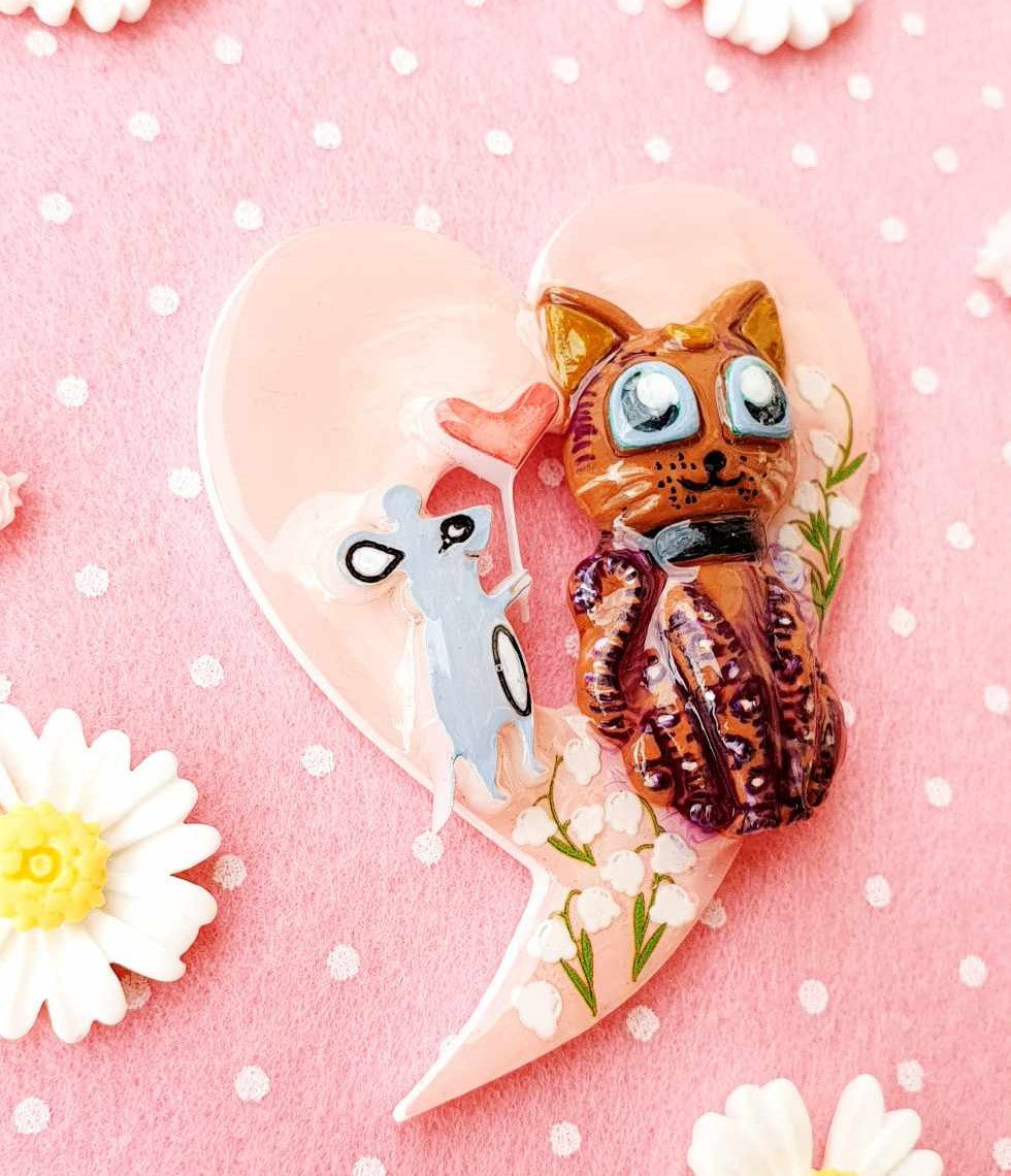 Let Me Love You Brooch