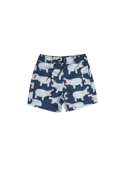 Hippo aop SwimShorts Grey