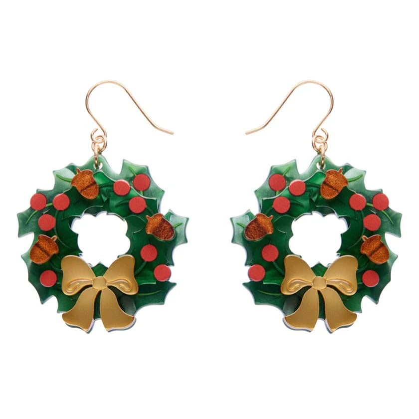 Forest Wreath Drop Earrings