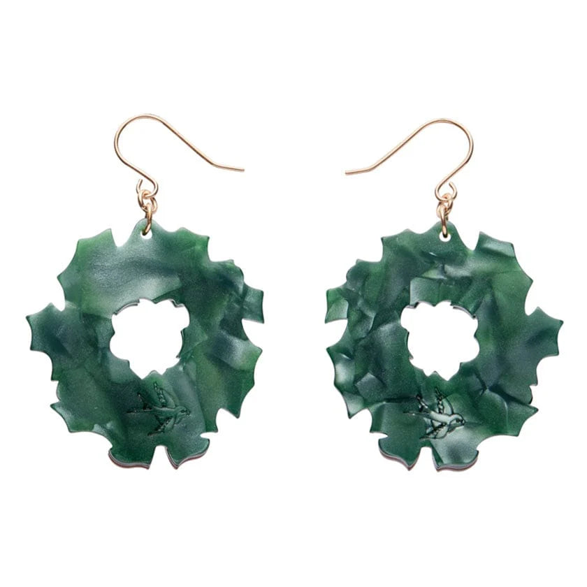 Forest Wreath Drop Earrings