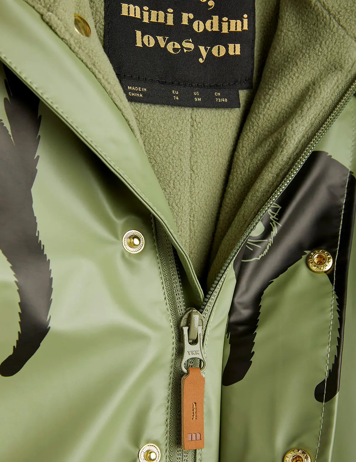 Mini rodini sales space cat jacket