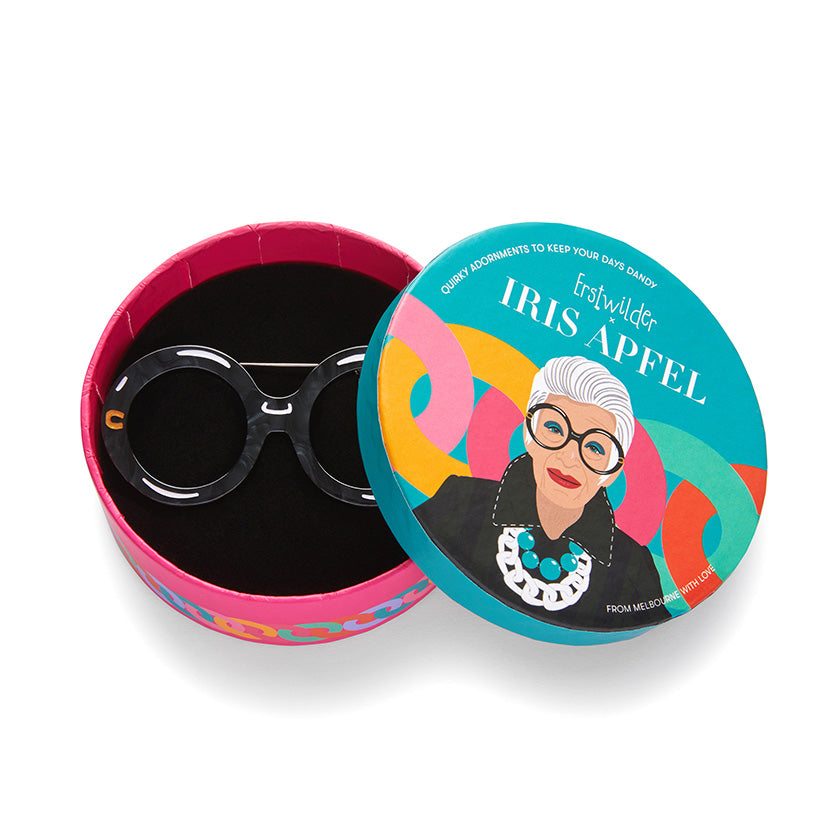 Erstwilder x Iris Apfel I Wear Eyewear Iris Brooch