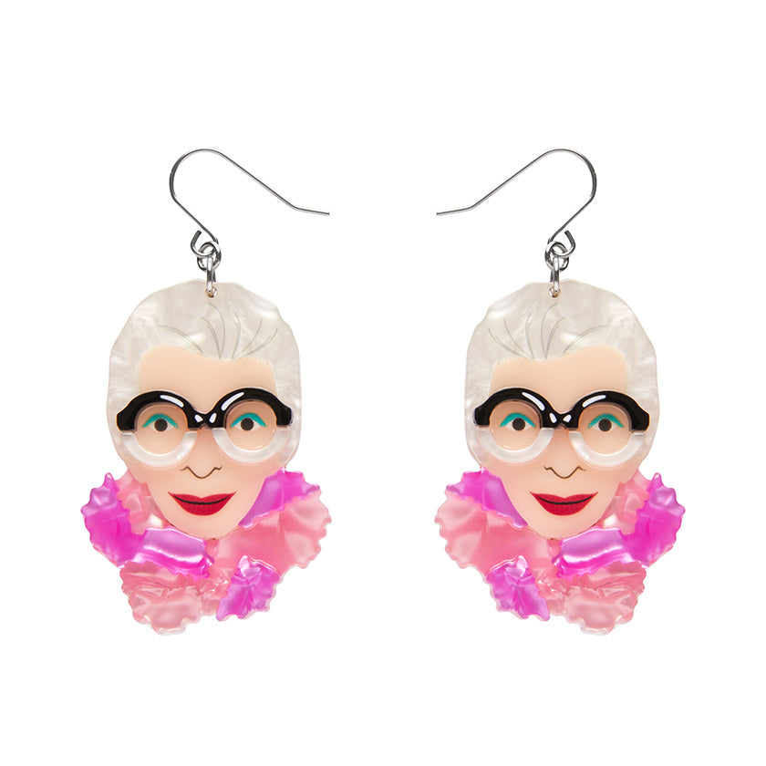 Erstwilder x Iris Apfel Pretty in Pom Poms Iris Drop Earrings