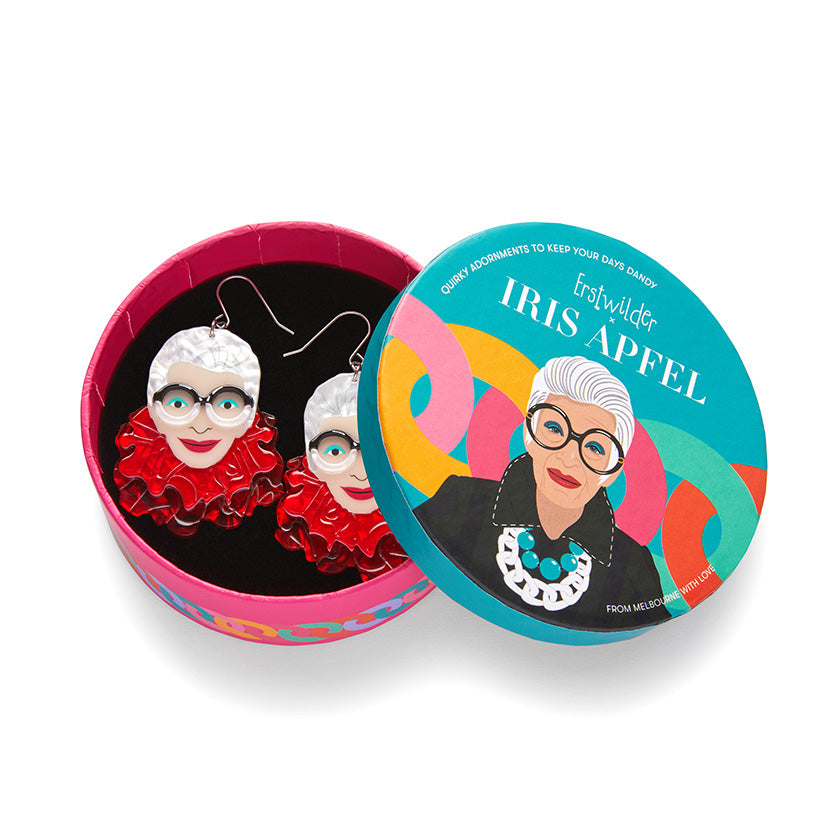 Erstwilder x Iris Apfel The Face of Style Iris Drop Earrings