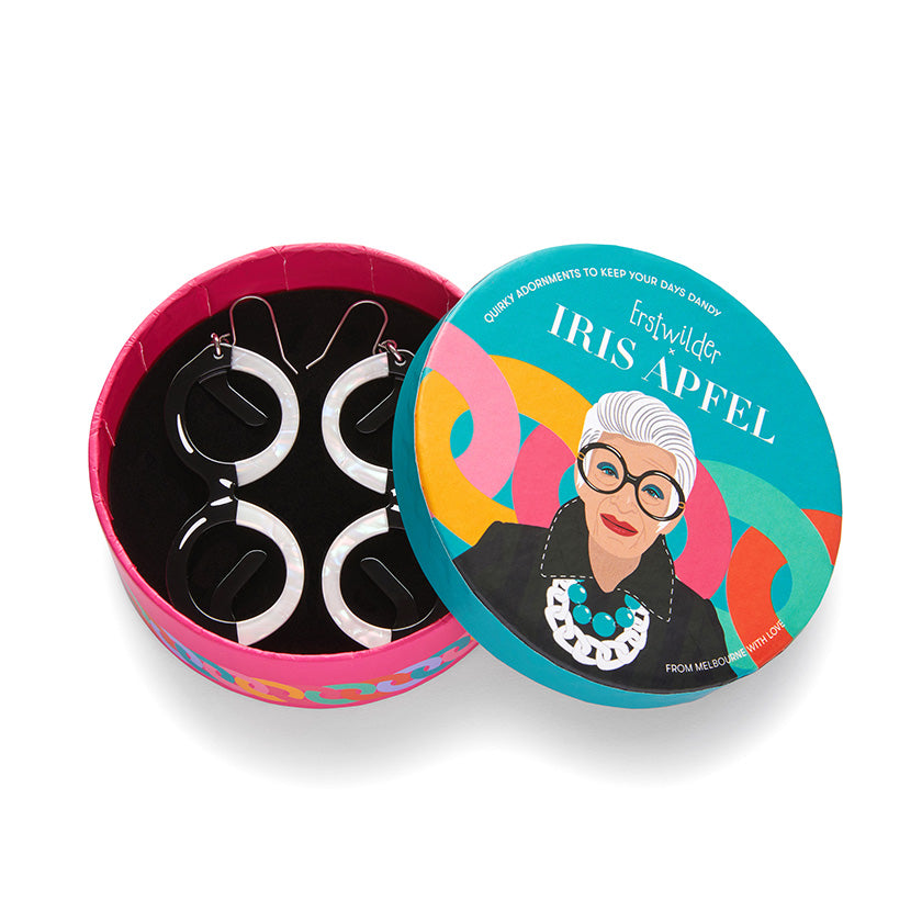Erstwilder x Iris Apfel I Wear Eyewear Iris Drop Earrings