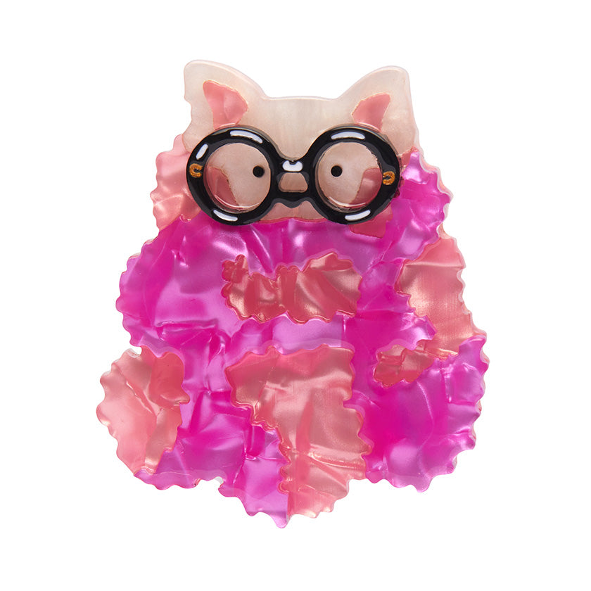 Erstwilder x Iris Apfel A Pooch Amongst the Pom Poms Mini Brooch