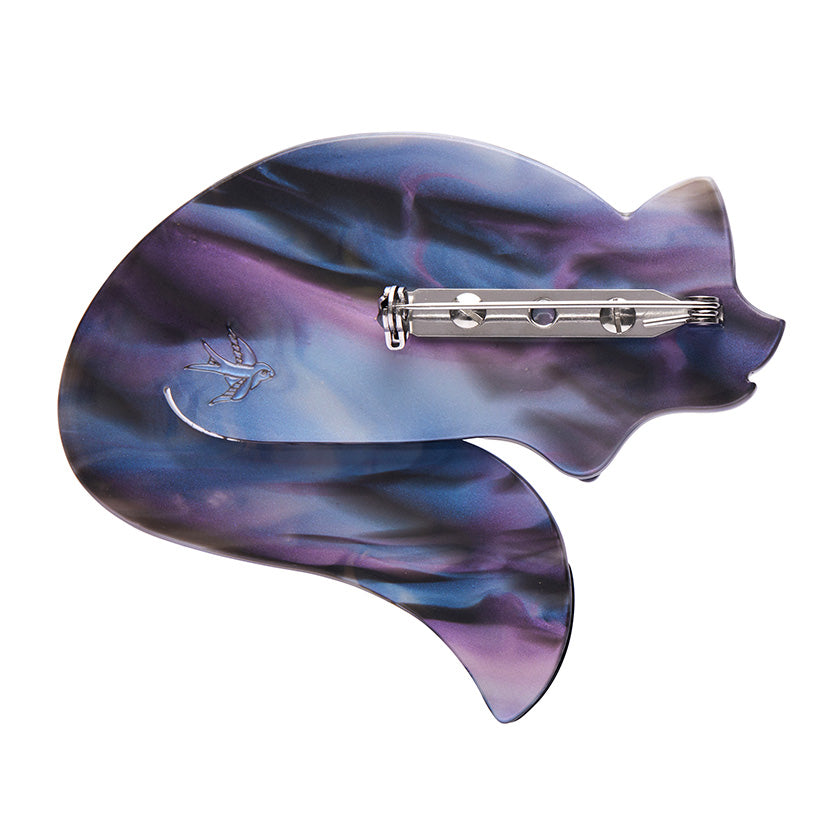 Saffron the Sleeping Fox Brooch