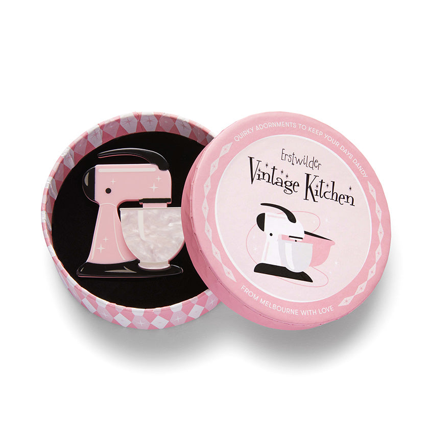 Spin Me Right Round Brooch - Pink