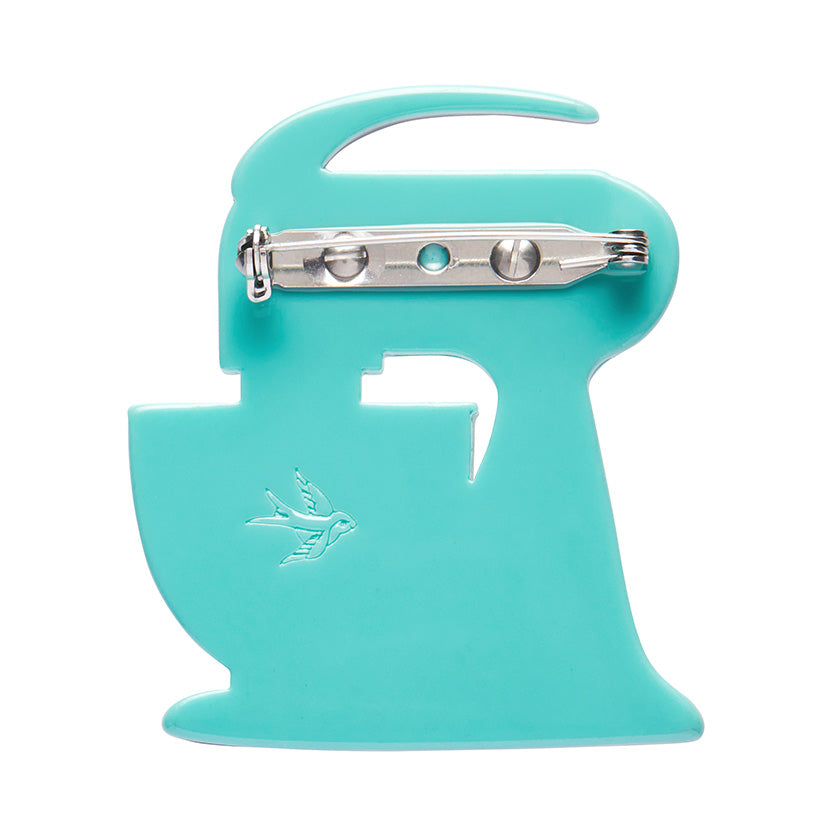 Spin Me Right Round Brooch - Teal