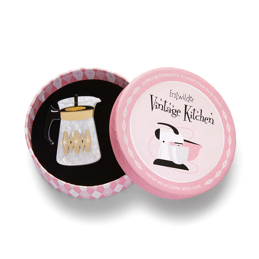 Rise and Grind Brooch