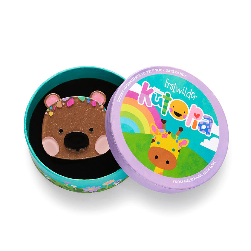 Warren the Wombat Brooch