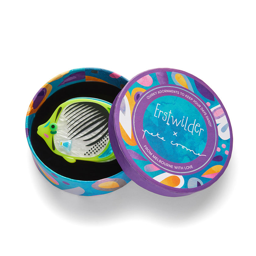 The Bedazzling Butterflyfish Brooch Erstwilder x Pete Cromer 2023