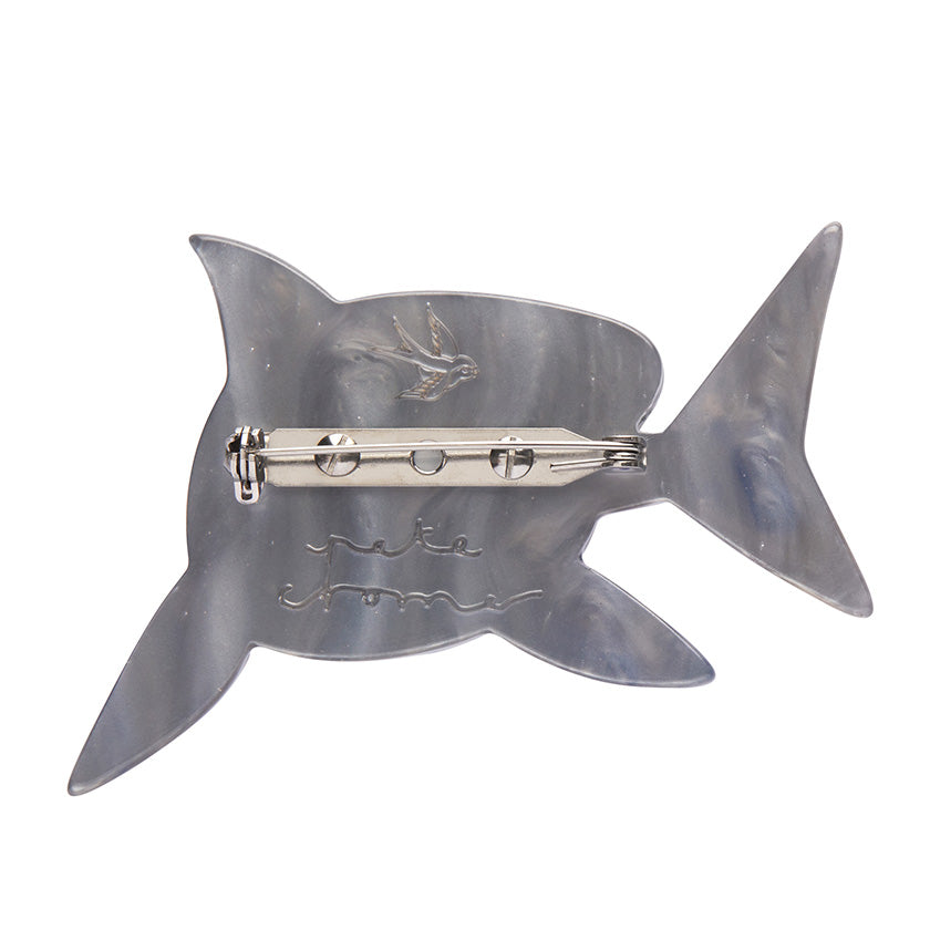 The Guileless Great White Shark Brooch Erstwilder x Pete Cromer 2023
