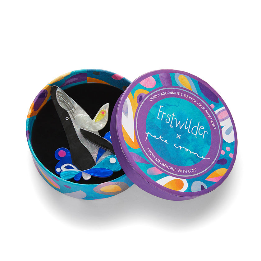 The Halcyon Humpback Whale Brooch Erstwilder x Pete Cromer 2023