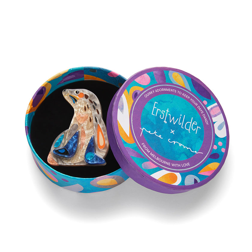 The Sage Sea Lion Brooch Erstwilder x Pete Cromer 2023