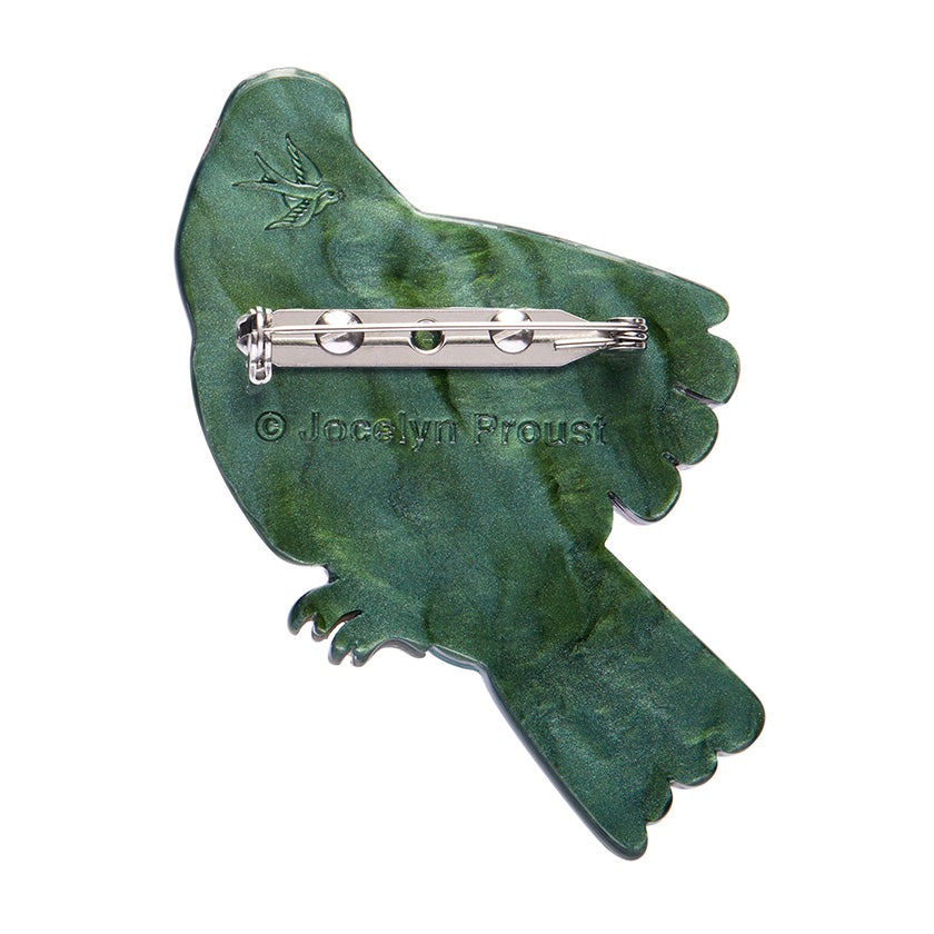 Scarlet Sovereign Brooch