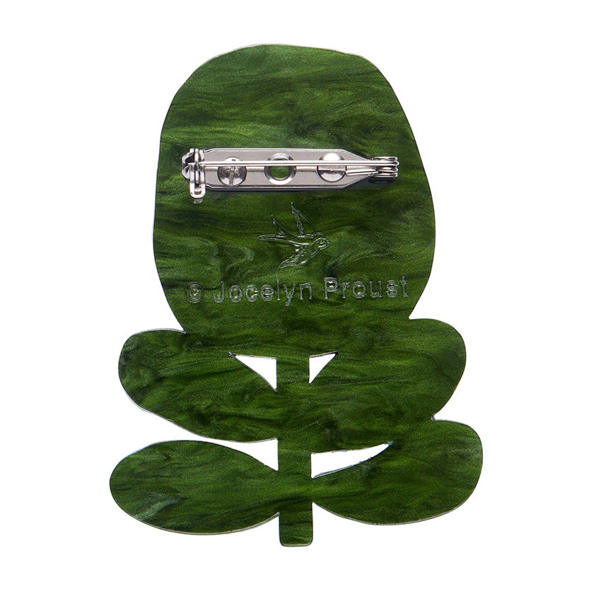 The Colour of Envy Brooch