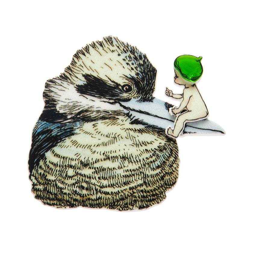 Mrs. Kookaburra Brooch