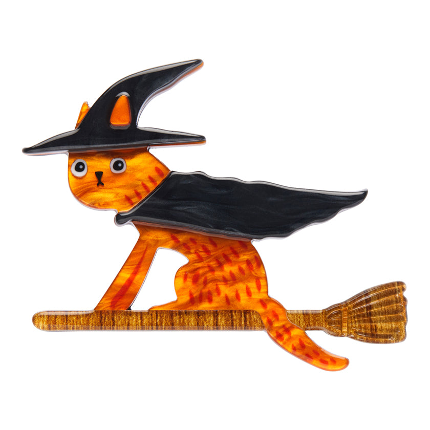 Terry Runyan Bed Knobs &amp; Broomsticks Brooch