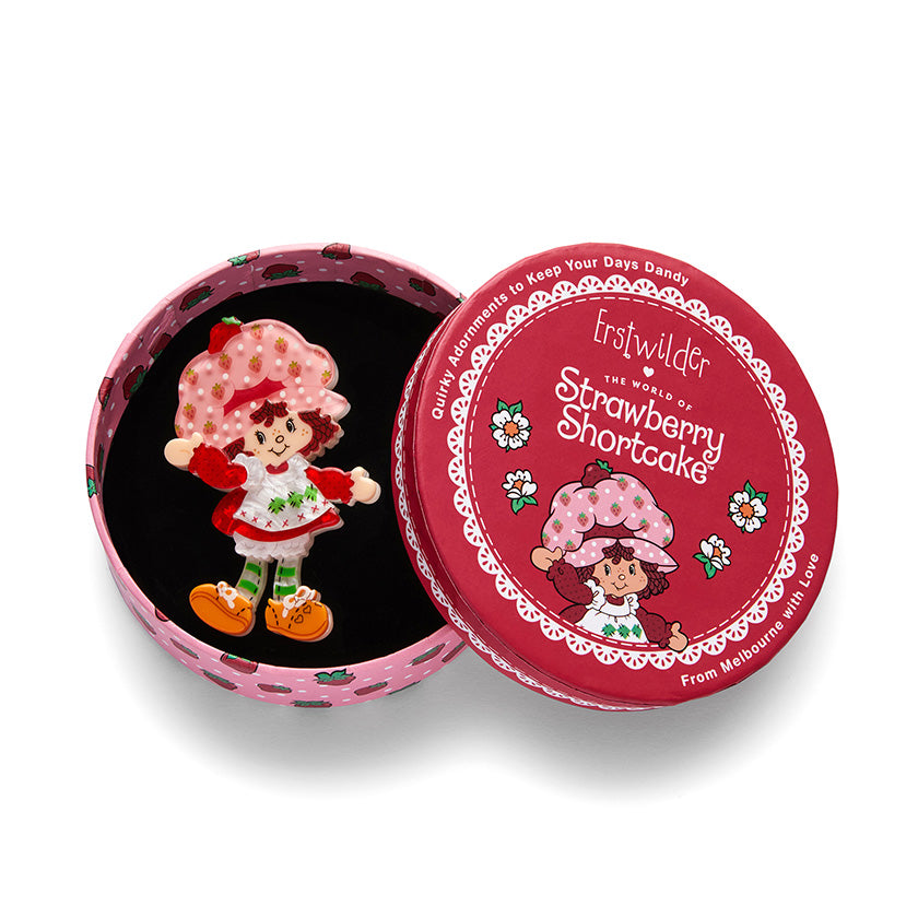 Strawberry Shortcake Brooch