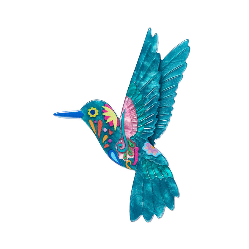 Frida&#39;s Hummingbird Brooch