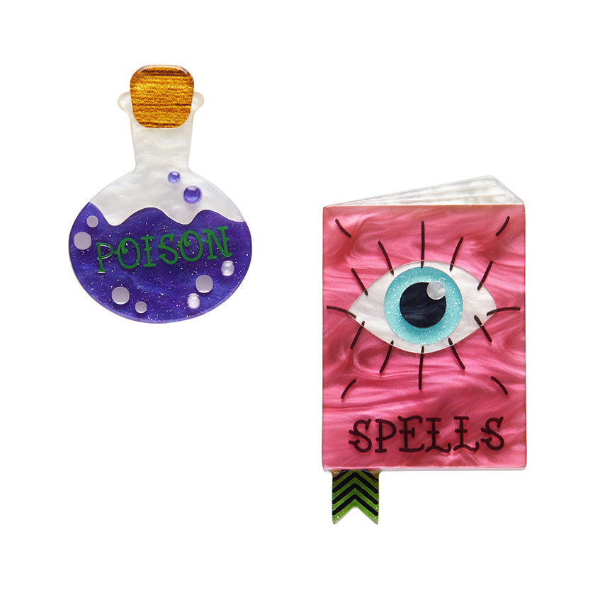 Witch&#39;s Brew Mini Brooch Set