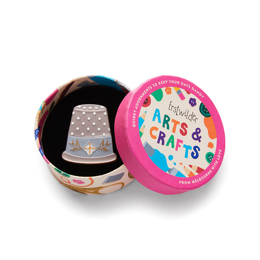 Status Thimble Mini Brooch