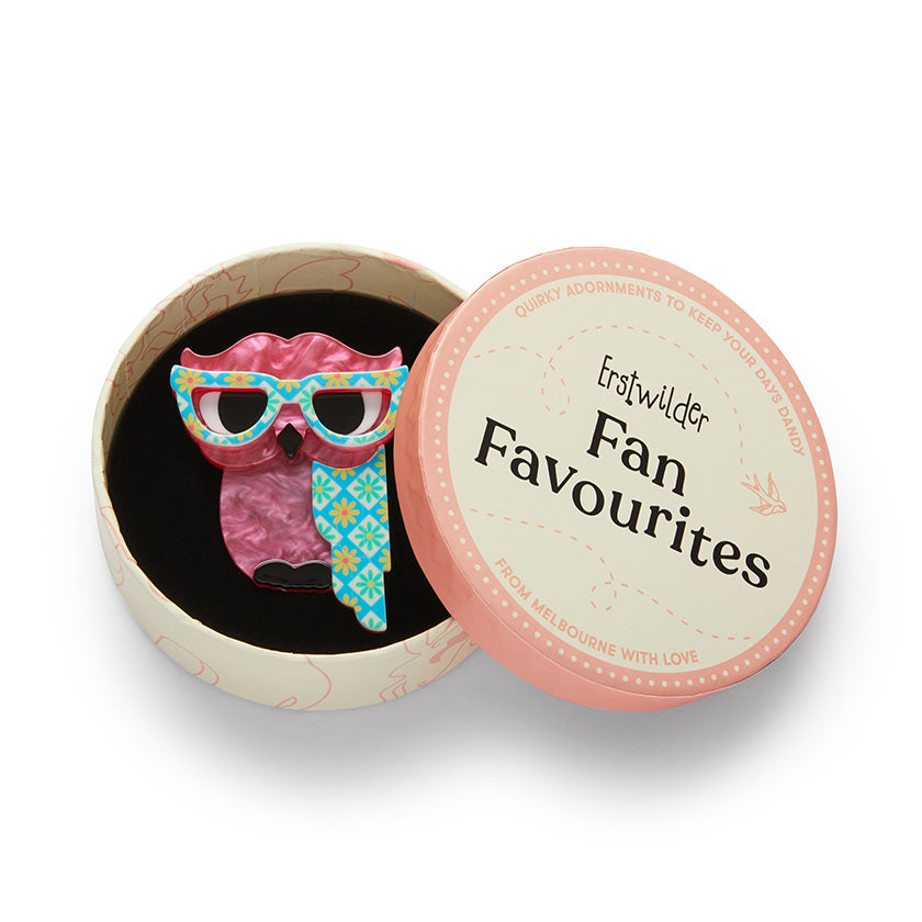 Waldo the Wacky Wise Owl Brooch - 2025